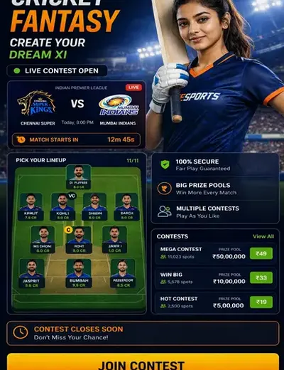 Www9b999 (9 b 999) fantasy cricket & matchday visual 3